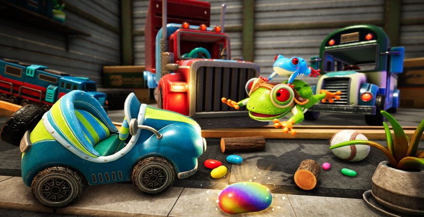 Frogger in Toy Town